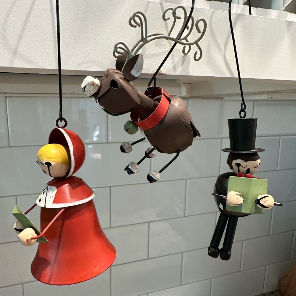Set of 3 Midwest of Cannon Falls Vintage Jingle Bell Ornaments